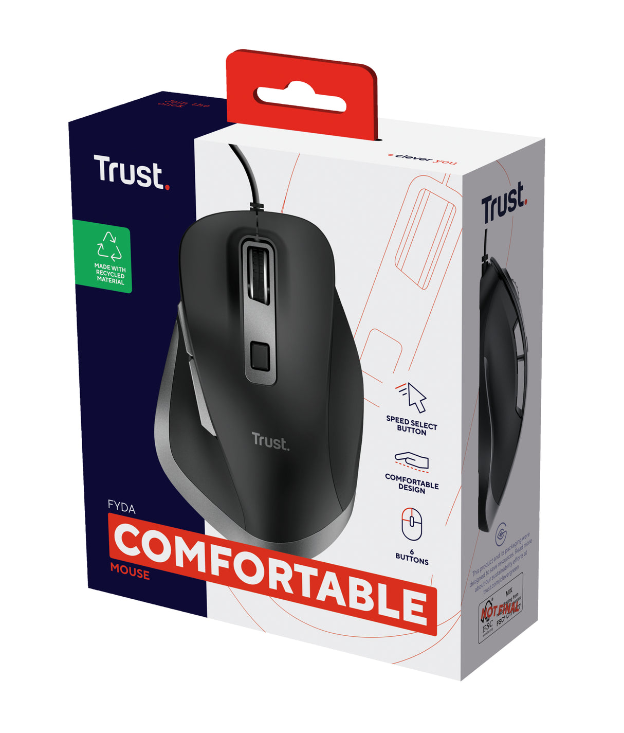 Trust Fyda Wired mouse