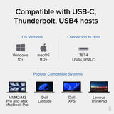 Plugable Technologies PLUGABLE THUNDERBOLT 4 DOCK FOR 4K DUAL MONITORS OR SINGLE 8K, 100W LAPTOP CHARGING