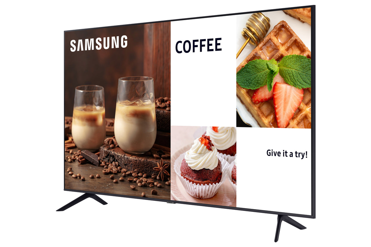 Samsung BEC-H BE50C-H Digital signage flat panel 127 cm (50") LED Wi-Fi 4K Ultra HD Black Built-in processor Tizen 16/7