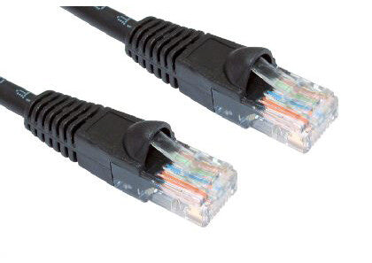 Cables Direct B6-503K networking cable Black 3 m Cat6 U/UTP (UTP)