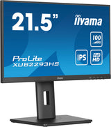 iiyama ProLite XUB2293HS-B6 computer monitor 54.6 cm (21.5") 1920 x 1080 pixels Full HD LED Black