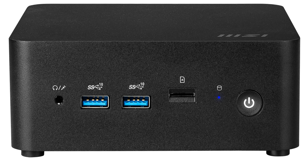 MSI Cubi NUC 1M Intel Core 3 100U (14th Gen) Barebone, NUC, SFF, Mini Computer, HTPC, (NO RAM, NO Storage, NO OS), UHD Graphics/DDR5/Dual ThunderBolt 4/Dual HDMI/Dual LAN/WiFi 6E/BT 5.3/VESA