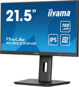 iiyama ProLite XUB2293HS-B6 computer monitor 54.6 cm (21.5") 1920 x 1080 pixels Full HD LED Black