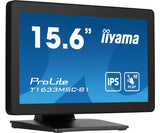 iiyama ProLite T1633MSC-B1 computer monitor 39.6 cm (15.6") 1920 x 1080 pixels Full HD LCD Touchscreen Black