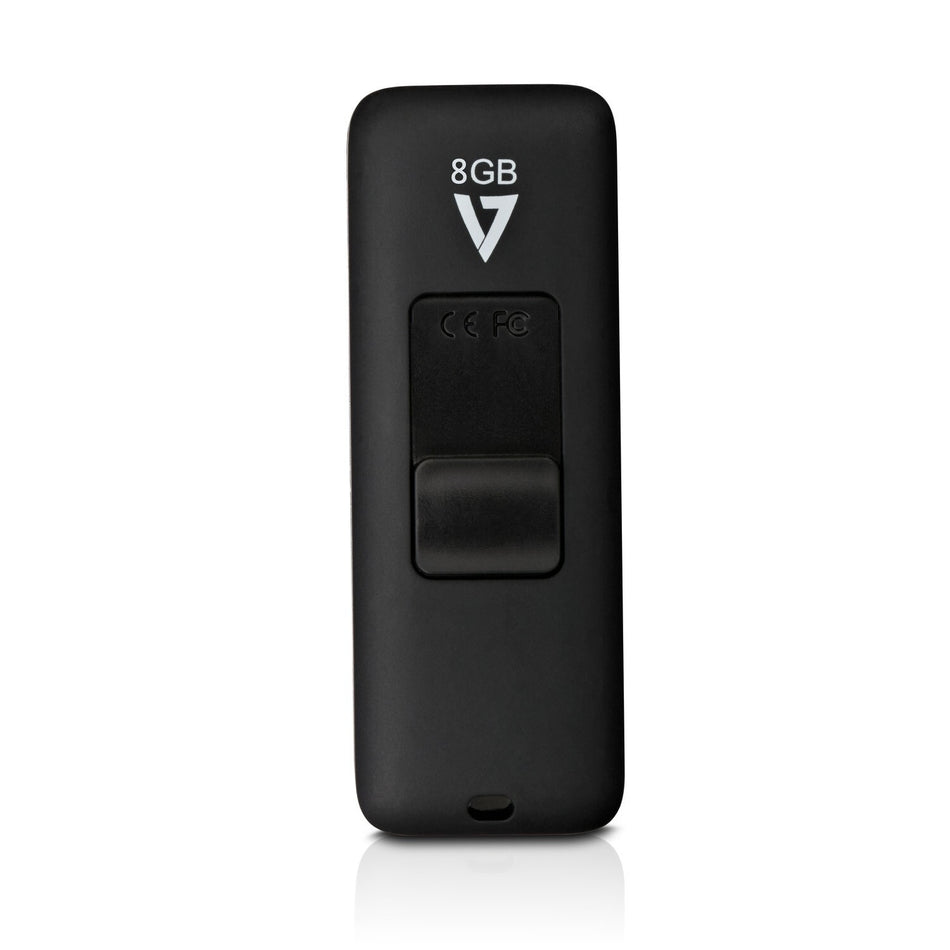 V7 VF28GAR-3E USB flash drive 8 GB USB Type-A 2.0 Black