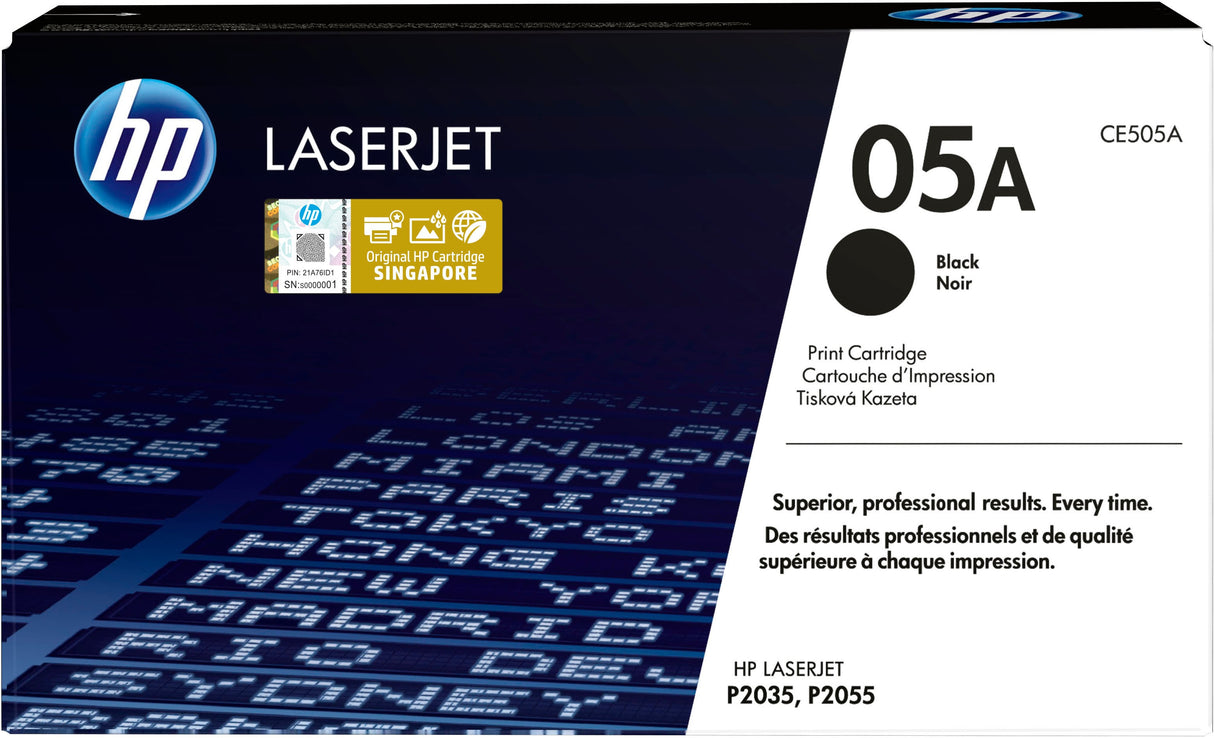 HP CE505A/05A Toner cartridge black, 2.3K pages ISO/IEC 19752 for HP LaserJet P 2035/2055