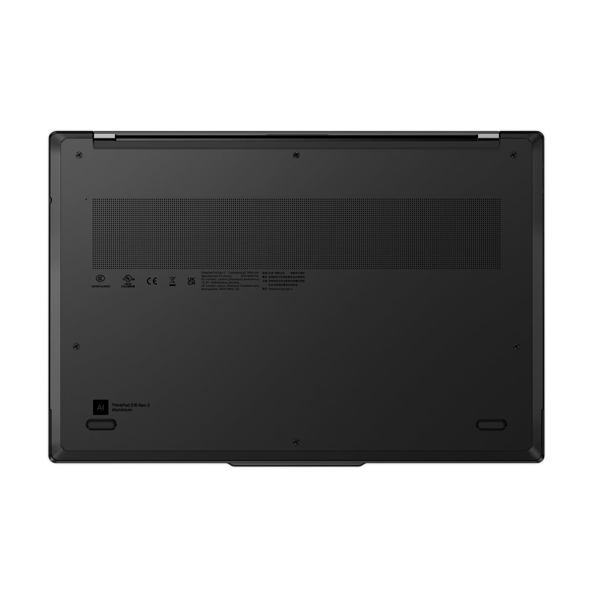 Lenovo ThinkPad Z16 AMD Ryzen™ 7 7840HS Laptop 40.6 cm (16") Touchscreen WQUXGA 32 GB LPDDR5x-SDRAM 1 TB SSD AMD Radeon RX 6550M Wi-Fi 6E (802.11ax) Windows 11 Pro Grey