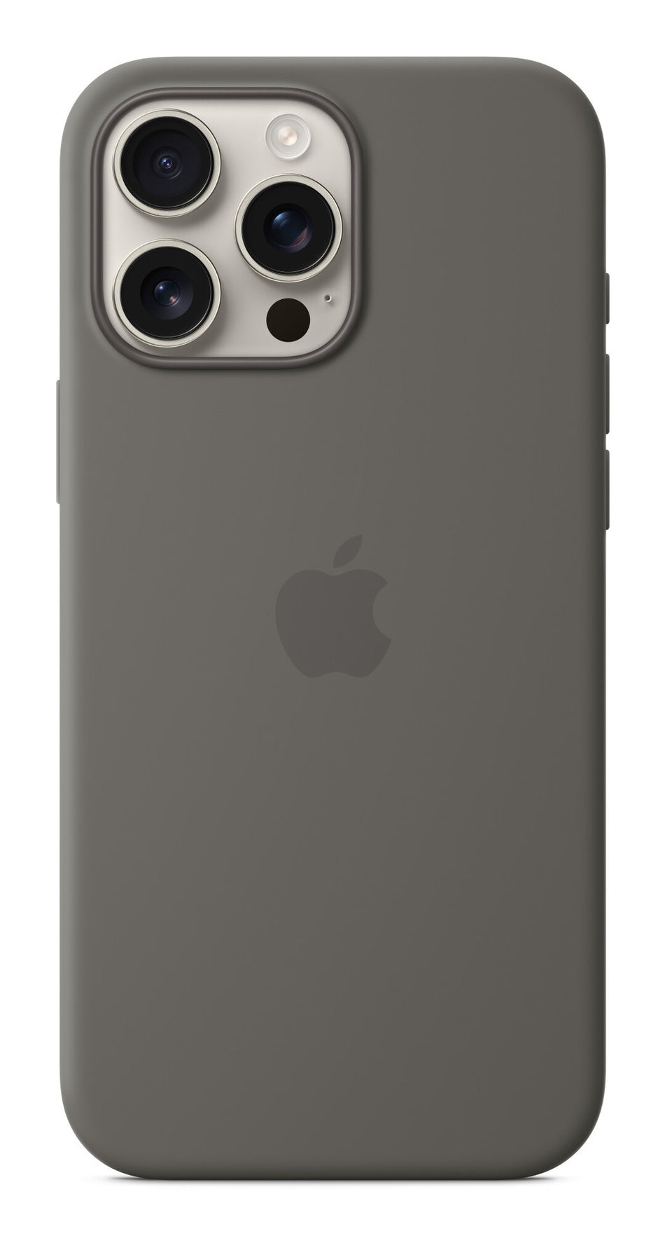 Apple iPhone 16 Pro Max Silicone Case with MagSafe - Stone Gray