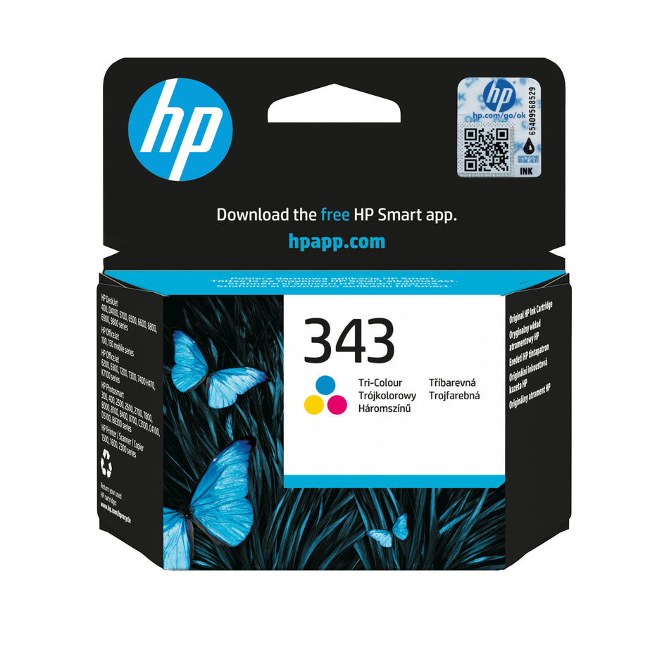 HP 343 Tri-color Original Ink Cartridge