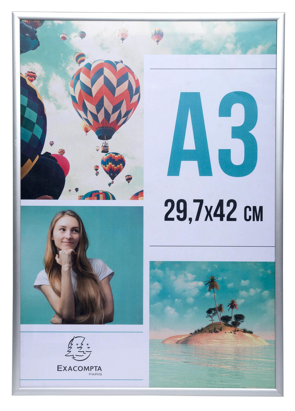 Exacompta Exacryl Single picture frame Silver