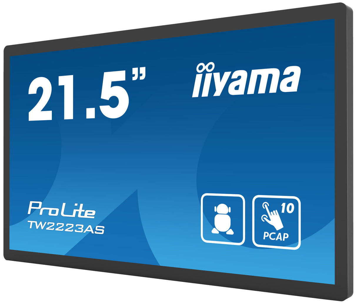 iiyama ProLite TW2223AS-B2 computer monitor 54.6 cm (21.5") Full HD Touchscreen Black