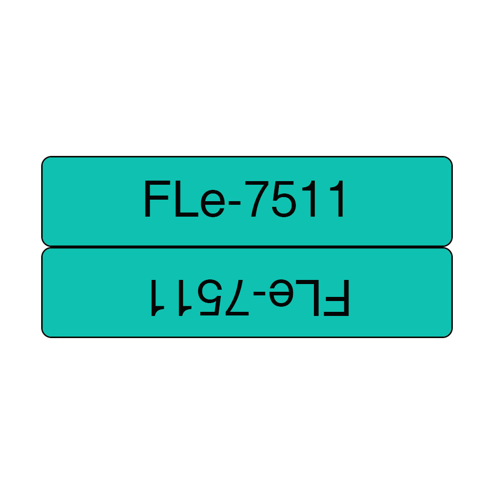 Brother FLE-7511 DirectLabel Label green 45mm x 21mm Pack=72