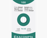 Exacompta 13801X index card White