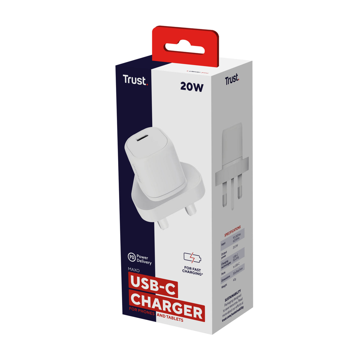 Trust Maxo Universal White AC Indoor