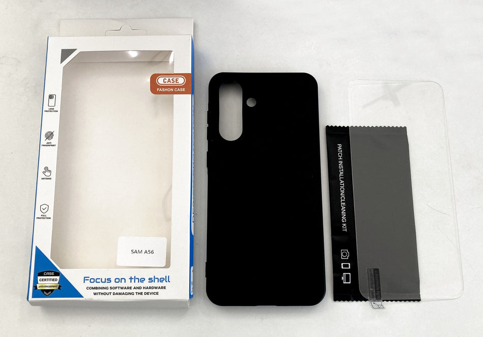 Accuratus MOB-SA56-SCAS+SP-B mobile phone case Shell case Black