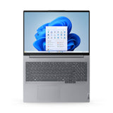 Lenovo ThinkBook 16 AMD Ryzen™ 5 7535HS Laptop 40.6 cm (16") WUXGA 8 GB DDR5-SDRAM 256 GB SSD Wi-Fi 6E (802.11ax) Windows 11 Pro Grey