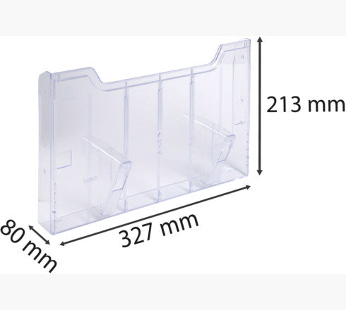 Exacompta 64158D desk tray/organizer Polystyrene Transparent