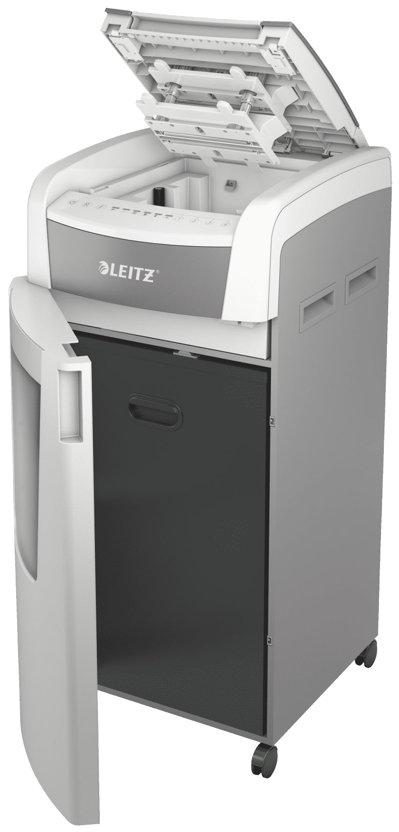 Leitz P4 110L paper shredder Cross shredding 55 dB 23 cm Black, Grey, Silver, White