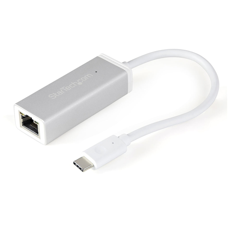 StarTech.com USB-C to Gigabit Network Adapter - Silver