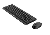 Philips 2000 series SPT6207BL/40 keyboard Mouse included Universal USB QWERTY English Black