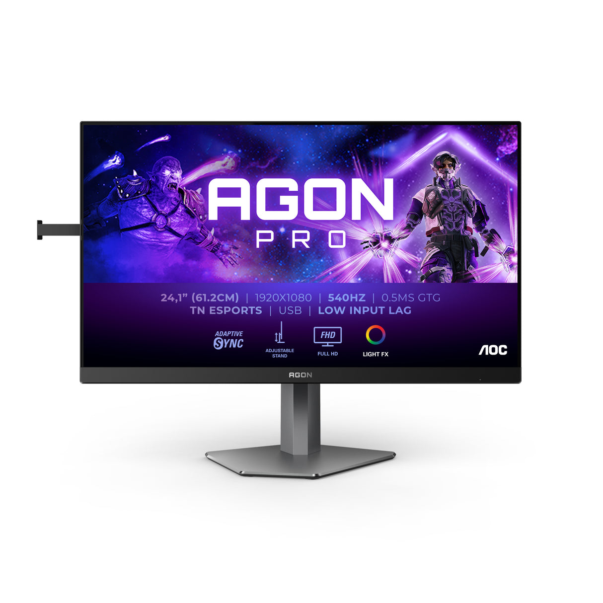 AOC AGON PRO AG246FK computer monitor 61.2 cm (24.1") 1920 x 1080 pixels Full HD LCD Black