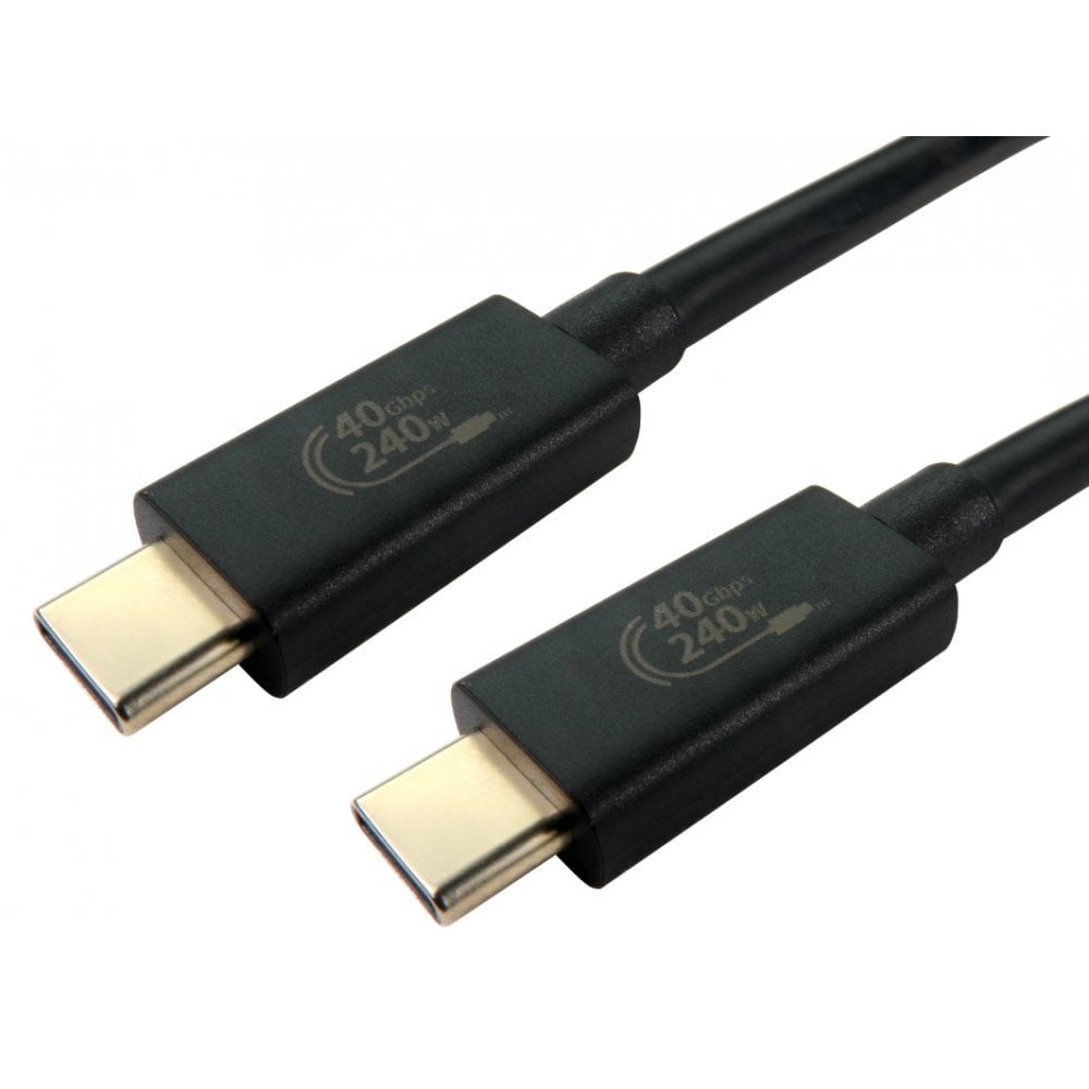 Cables Direct USB4-5070E USB cable USB4 Gen 2x2 0.7 m USB C Black