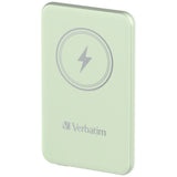 Verbatim Charge 'n' Go Magnetic Wireless Power Bank 5000mAh Green