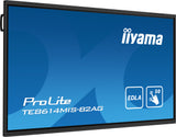 iiyama PROLITE TE8614MIS-B2AG Digital signage flat panel 2.18 m (86") LCD Wi-Fi 435 cd/m² 4K Ultra HD Black Touchscreen Built-in processor Android 24/7