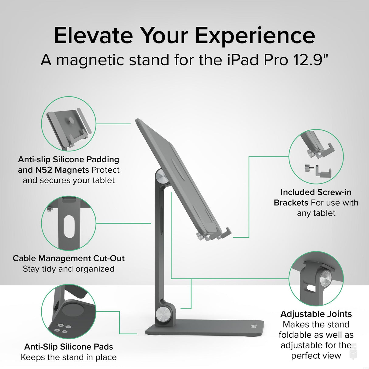 Plugable Technologies PLUGABLE MAGNETIC IPAD TABLET STAND FOR IPAD PRO 12.9”