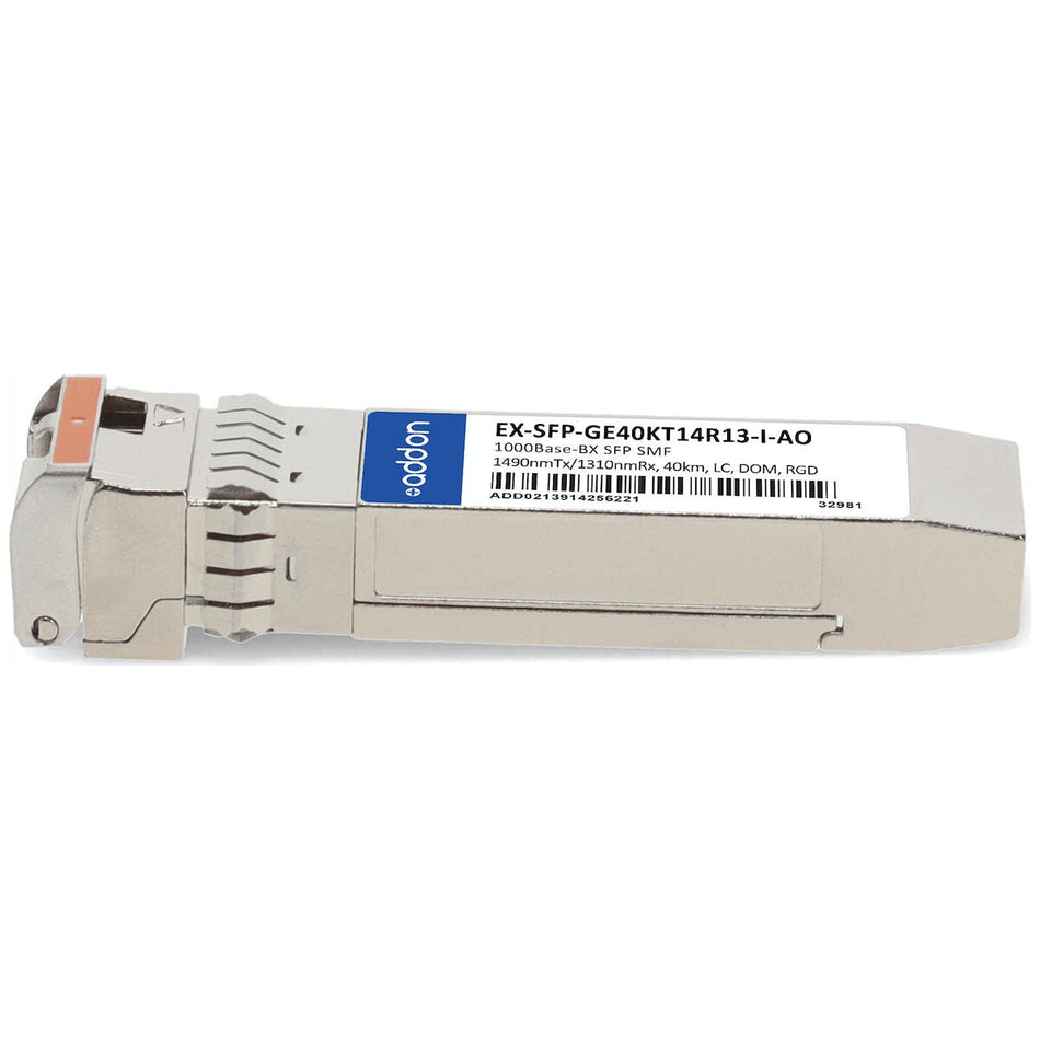 AddOn Networks EX-SFP-GE40KT14R13-I-AO network transceiver module Fiber optic 1000 Mbit/s