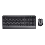 Trust Trezo keyboard Mouse included Universal RF Wireless QWERTY UK English Black