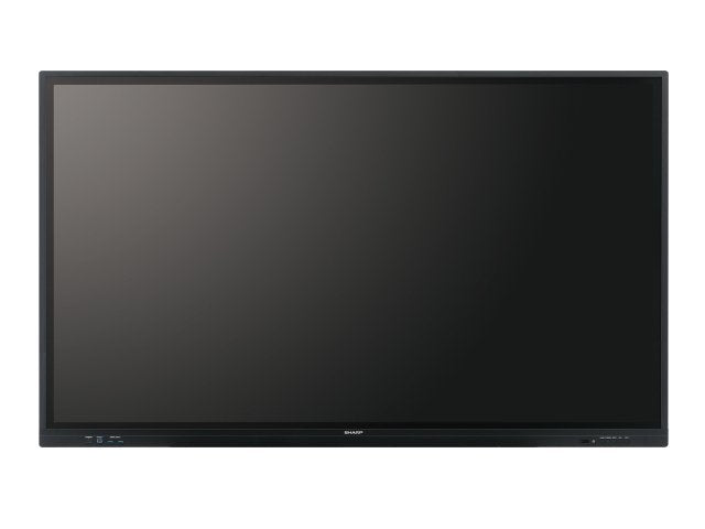 Sharp PN-LC752 Digital signage flat panel 190.5 cm (75") LCD Wi-Fi 450 cd/m² 4K Ultra HD Black Touchscreen Built-in processor Android 11 16/7