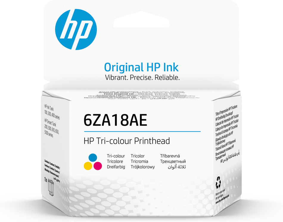 HP 6ZA18AE Tri-color Printhead