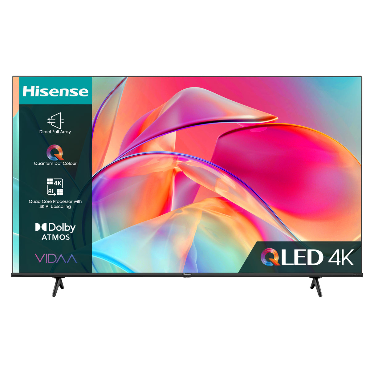 Hisense 75e7kqtuk 190.5 cm (75") 4K Ultra HD Smart TV Wi-Fi Black 300 cd/m²