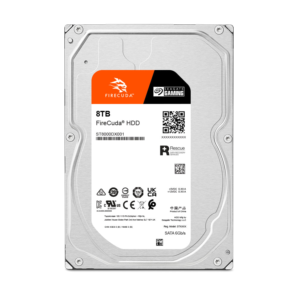 Seagate FireCuda ST8000DXA01 internal hard drive 8 TB 7200 RPM 256 MB 3.5" Serial ATA III