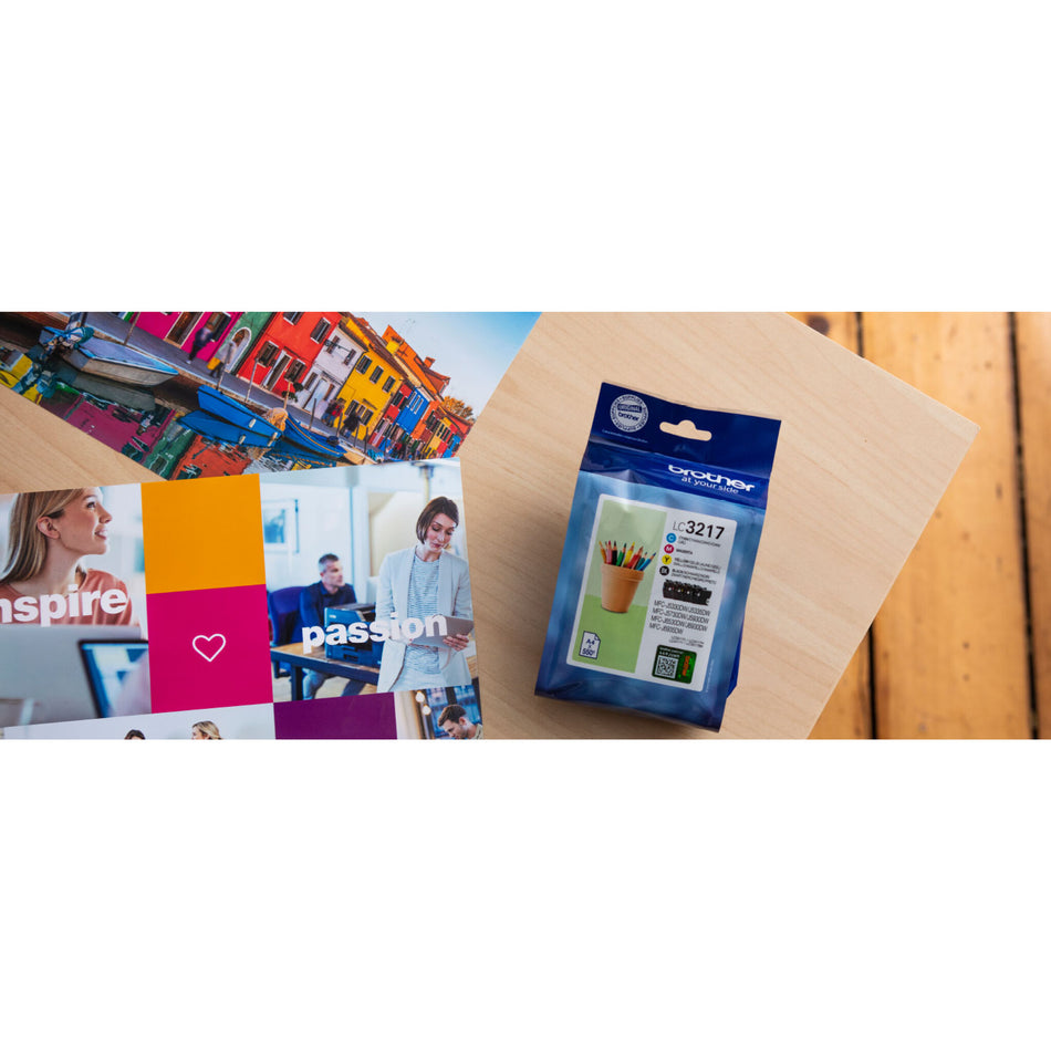 Brother LC3217VAL ink cartridge 4 pc(s) Original Black, Cyan, Magenta, Yellow