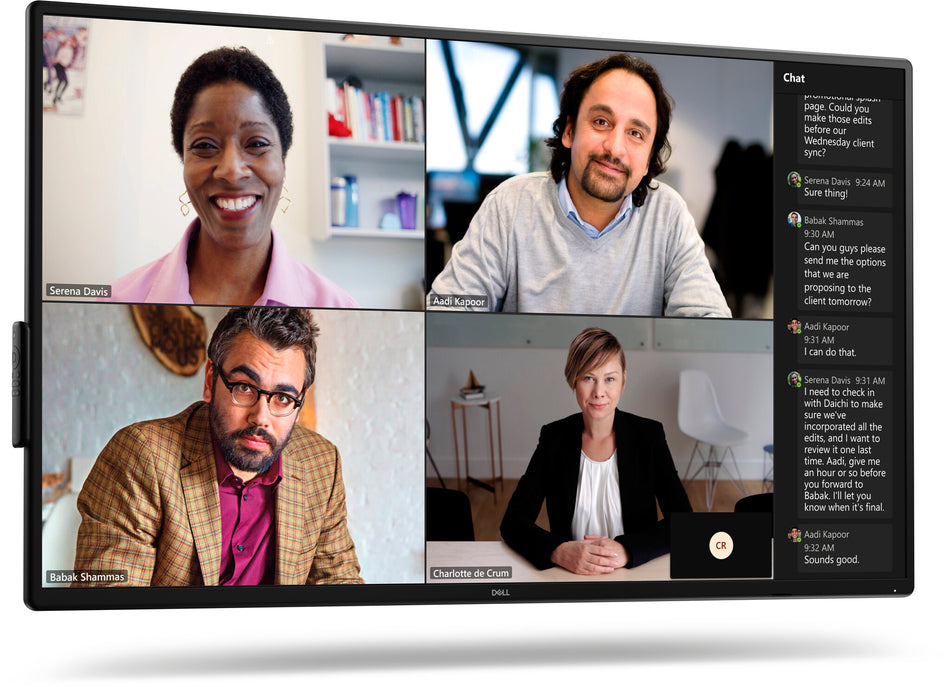 DELL P5525QC Digital signage flat panel 138.8 cm (54.6") LCD 400 cd/m² 4K Ultra HD Black