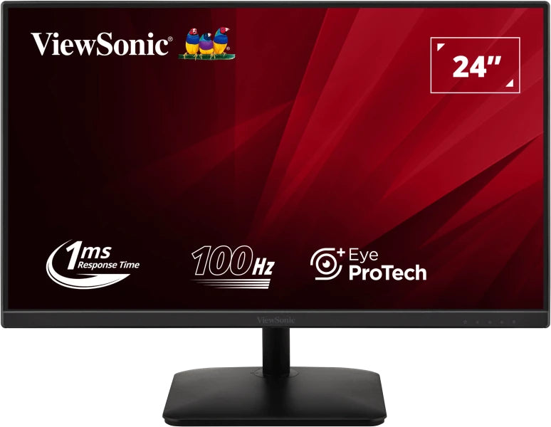 Viewsonic VA2408-MHDB computer monitor 61 cm (24") 1920 x 1080 pixels Full HD LED Black