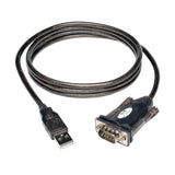 Tripp Lite U209-000-R USB-A to RS-232 (DB9) Serial Adapter Cable (M/M), 5 ft. (1.5 m)