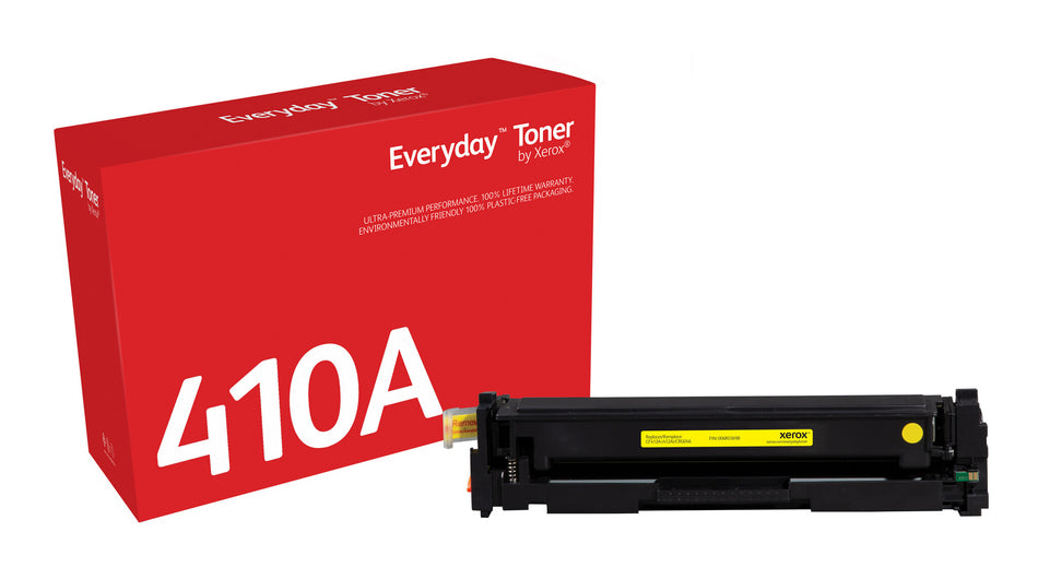 Everyday™ Yellow Toner by Xerox compatible with HP 410A (CF412A), Standard capacity