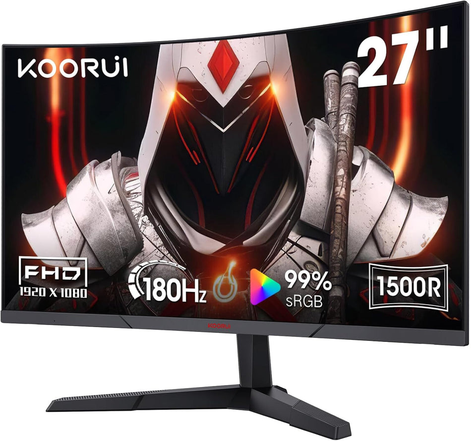 Koorui 27E6CA computer monitor 68.6 cm (27") 1920 x 1080 pixels Full HD LCD Black
