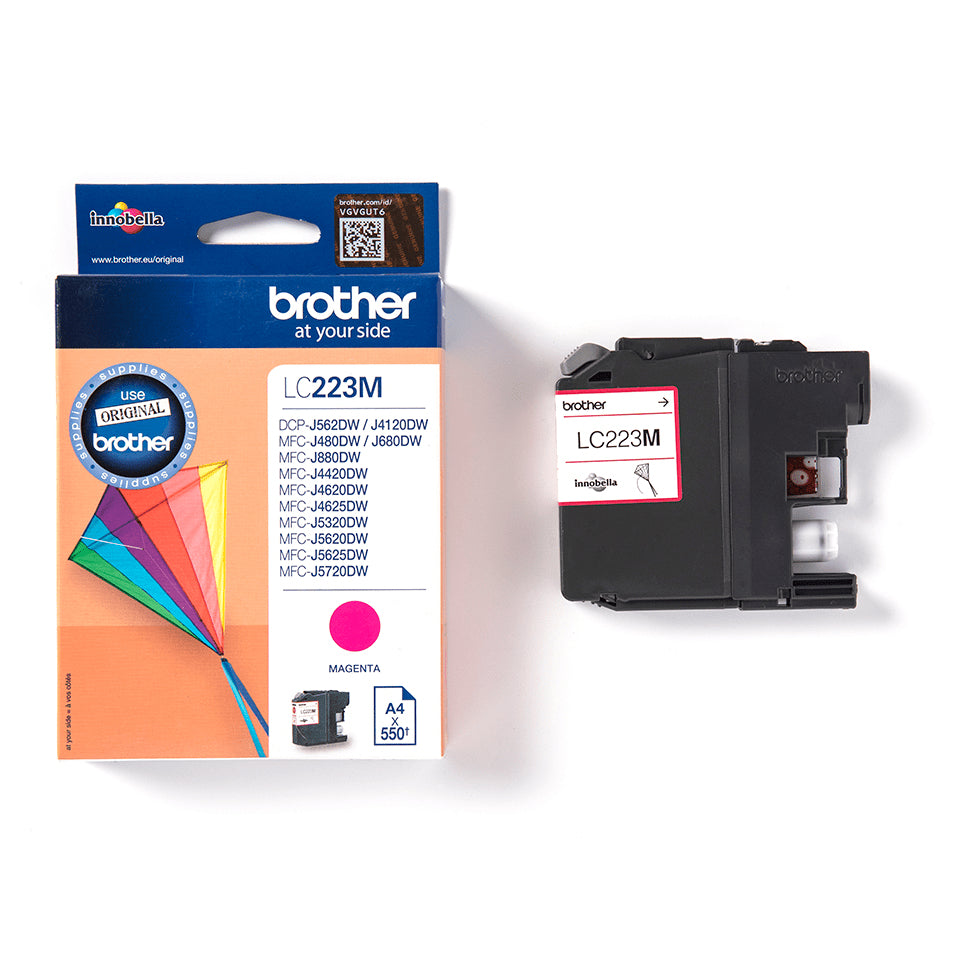 Brother LC-223M Ink cartridge magenta, 550 pages ISO/IEC 24711 5.9ml for Brother DCP-J 562/MFC-J 4420/MFC-J 5320