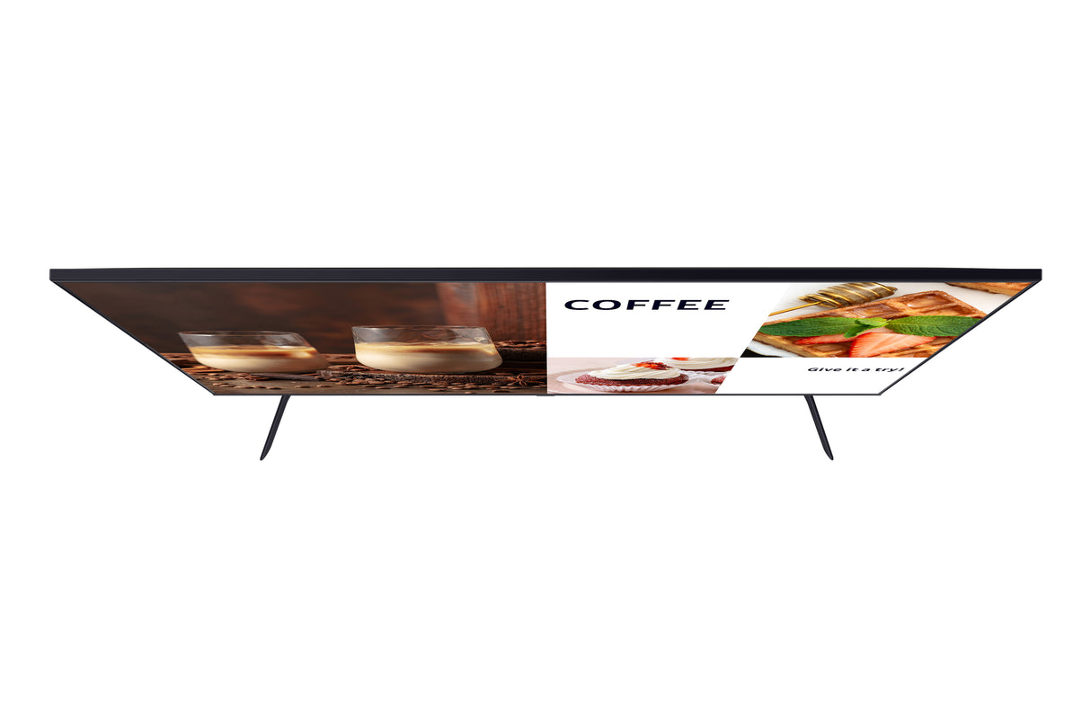 Samsung BEC-H BE43C-H Digital signage flat panel 109.2 cm (43") LED Wi-Fi 4K Ultra HD Black Built-in processor Tizen 16/7