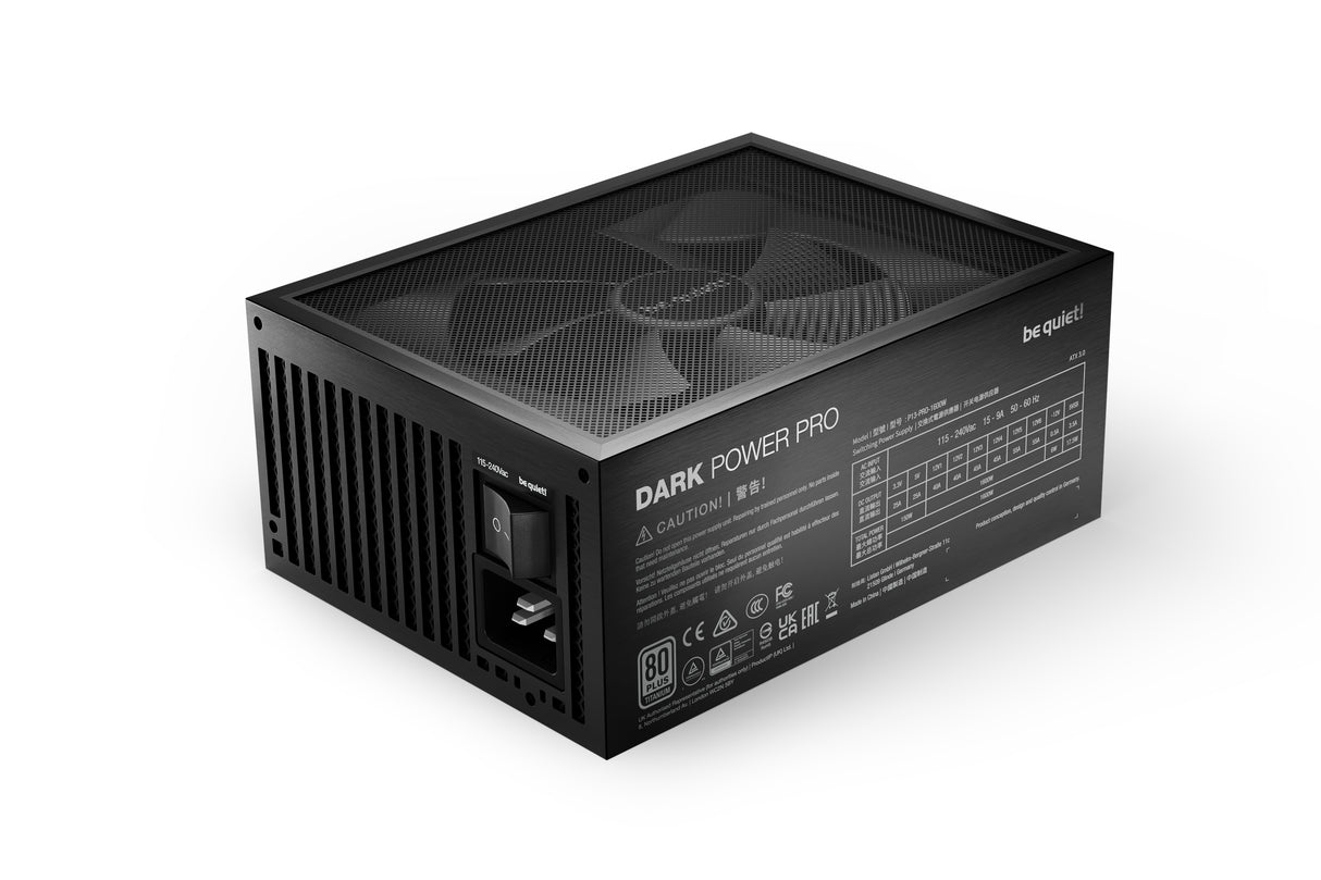 be quiet! Dark Power Pro 13 | 1600W power supply unit 20+4 pin ATX ATX Black