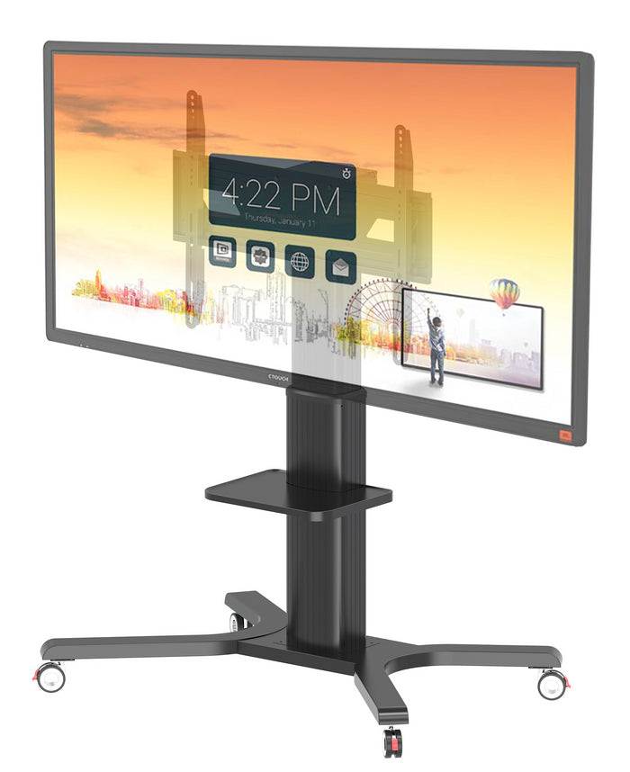 Peerless PR598-M monitor mount / stand 2.49 m (98") Black Floor