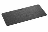 Durable 708158 desk pad PET felt Charcoal