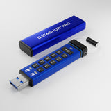 iStorage datAshur PRO 256-bit 64GB USB 3.0 secure encrypted flash drive IS-FL-DA3-256-64