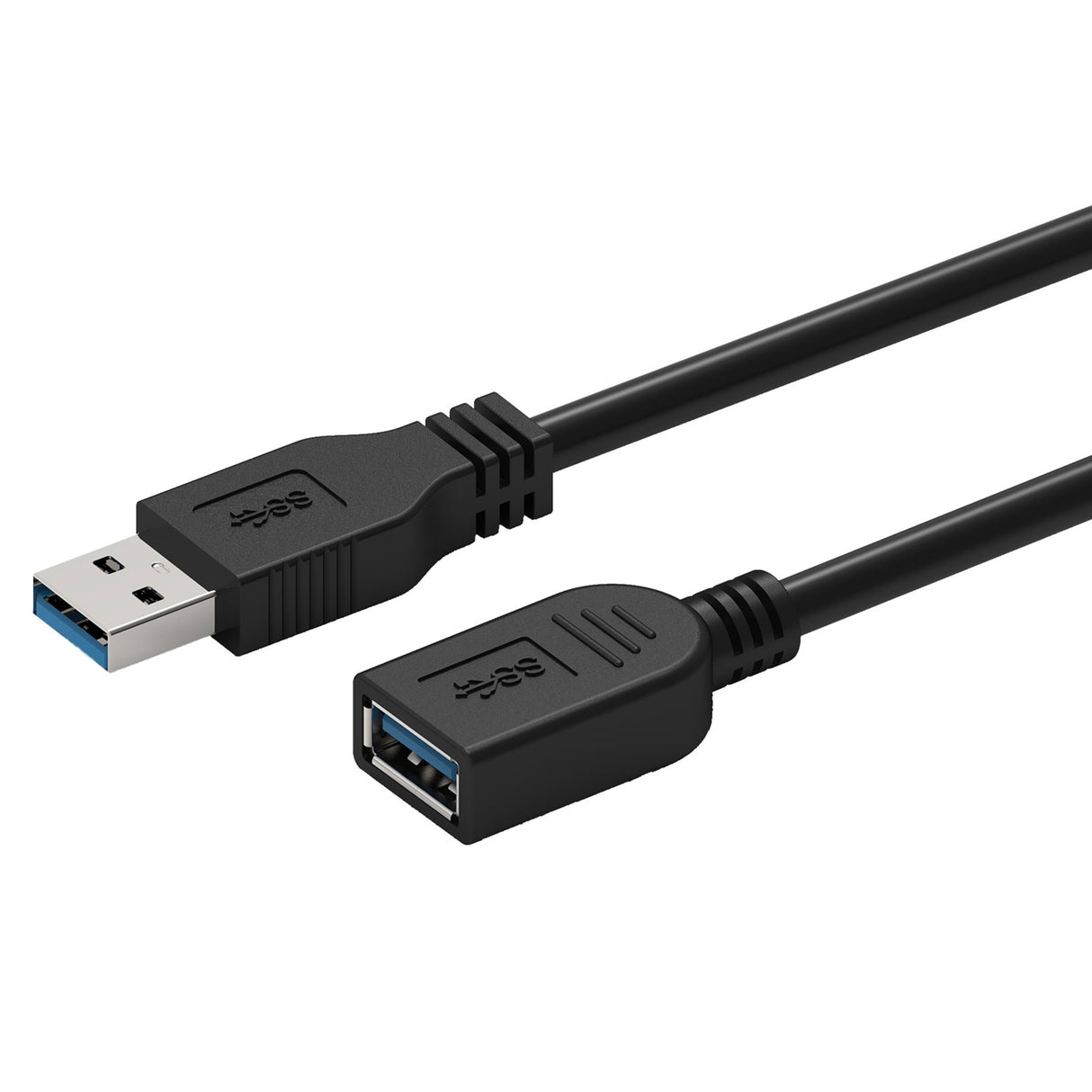 PREVO USBM-USBF-2M-3.0 USB cable USB 3.2 Gen 1 (3.1 Gen 1) USB A Black