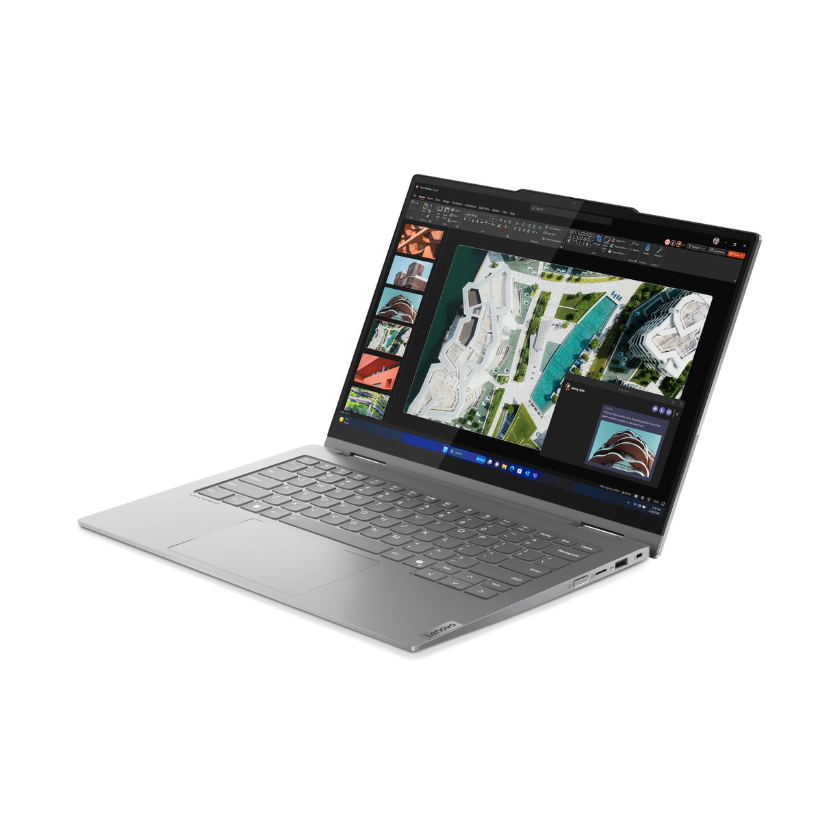 Lenovo ThinkBook 14 Intel Core Ultra 5 125U Hybrid (2-in-1) 35.6 cm (14") Touchscreen WUXGA 16 GB DDR5-SDRAM 256 GB SSD Wi-Fi 6E (802.11ax) Windows 11 Pro Grey