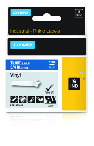 DYMO IND Vinyl Labels